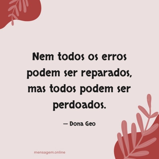 Nem todos os erros podem ser reparados