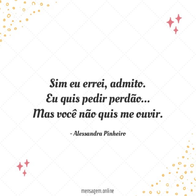 Sim eu errei