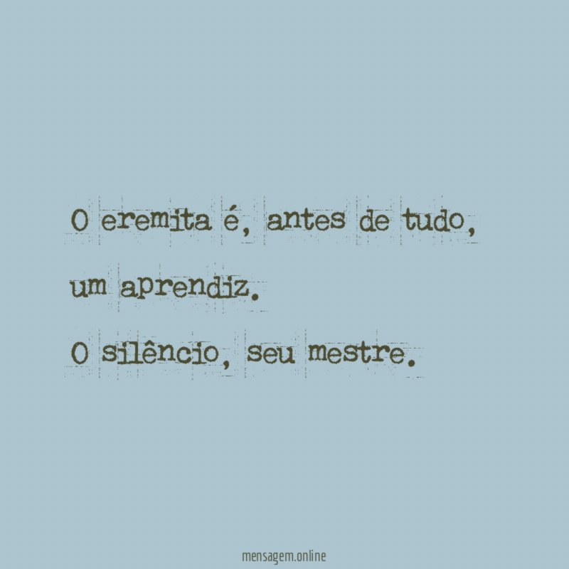 O eremita é