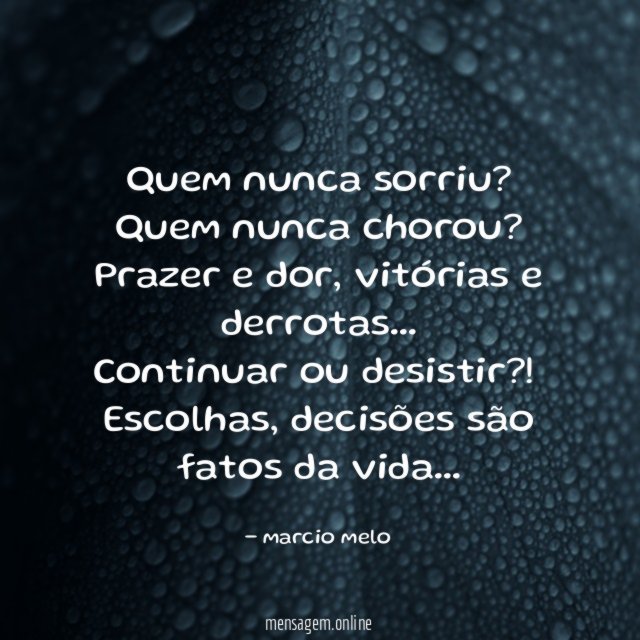 Quem nunca sorriu