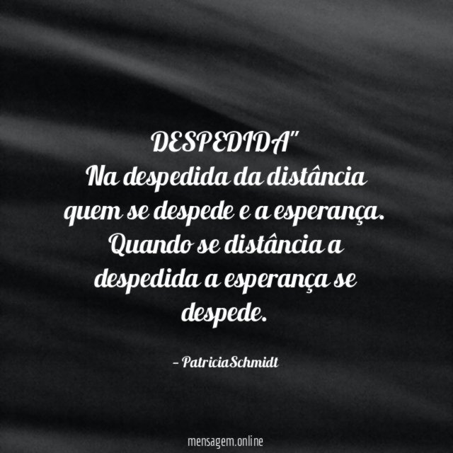 "DESPEDIDA"