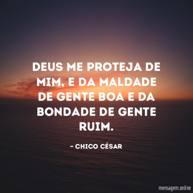 Deus me proteja de mim