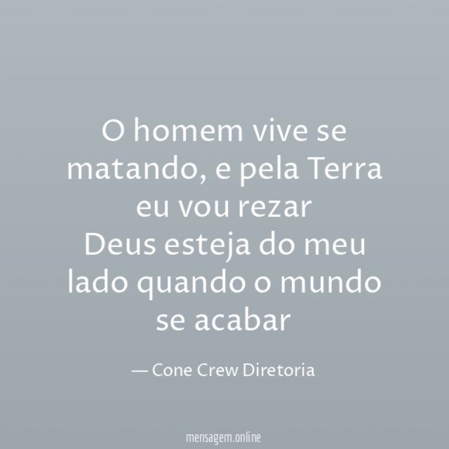 O homem vive se matando