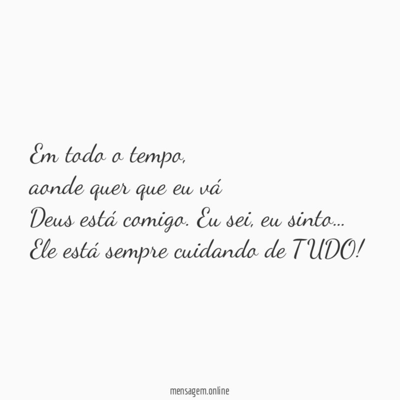 Em todo o tempo