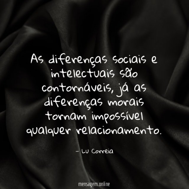 As diferenças sociais e intelectuais são contornáveis