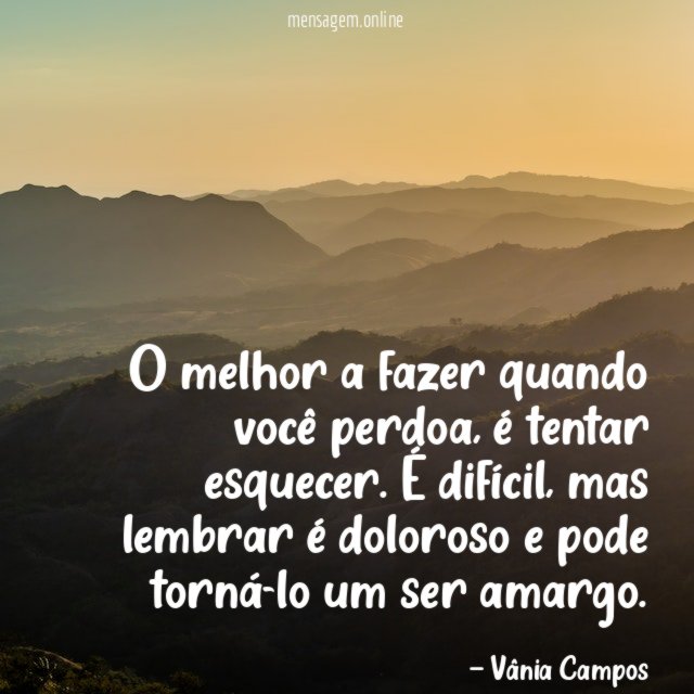 O melhor a fazer quando você perdoa