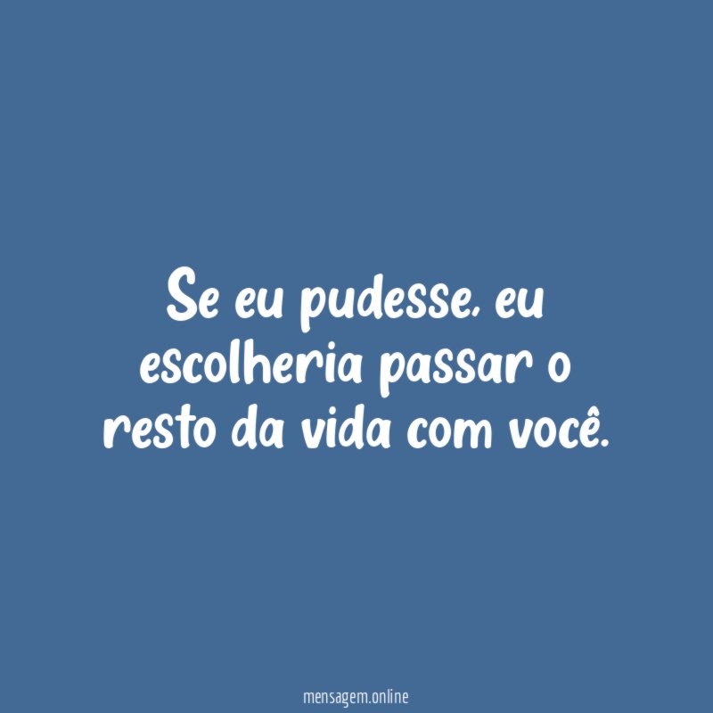 Se eu pudesse