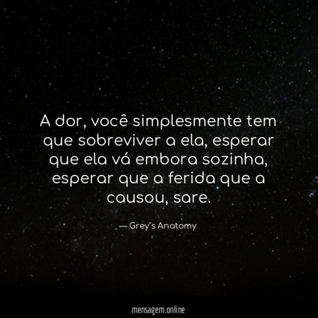 A dor