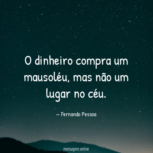 O dinheiro compra um mausoléu