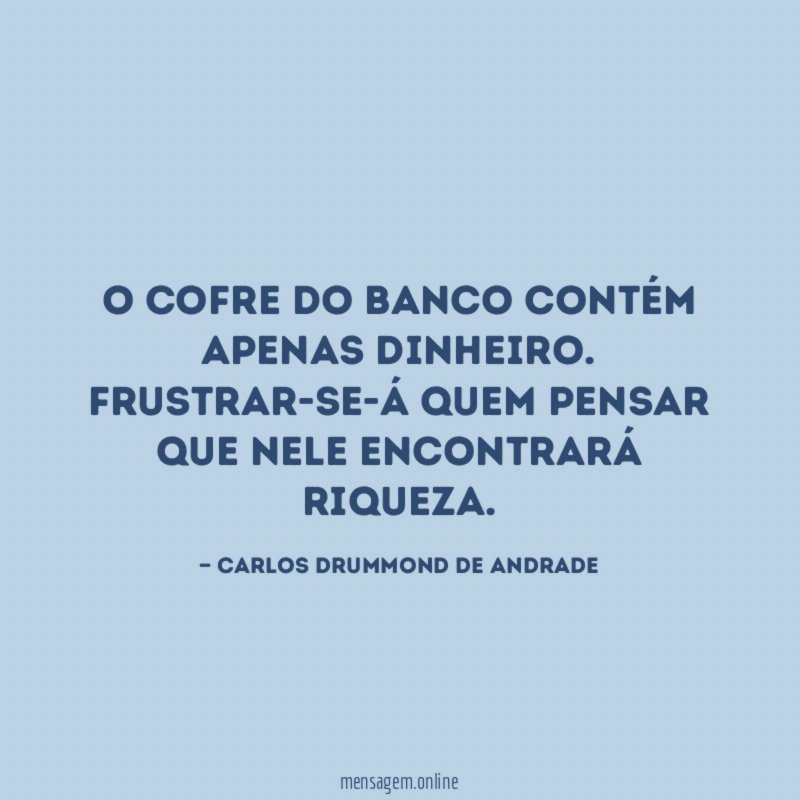 O cofre do banco contém apenas dinheiro