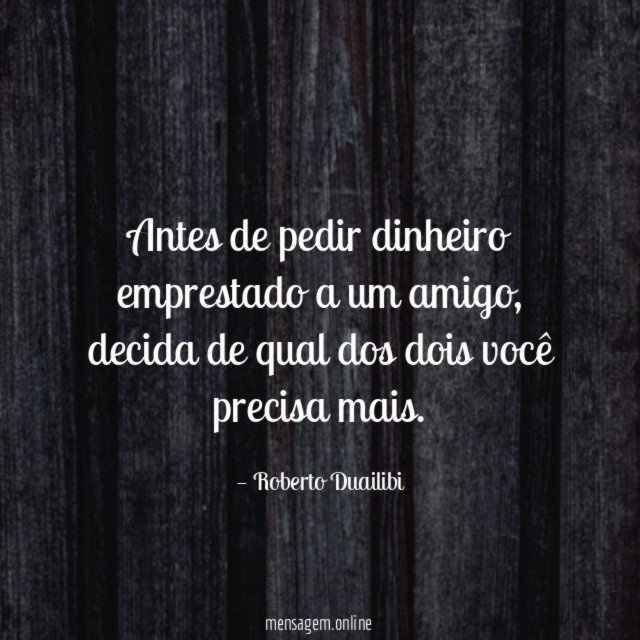 Antes de pedir dinheiro emprestado a um amigo