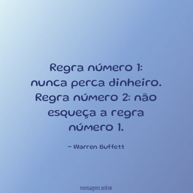 Regra número 1