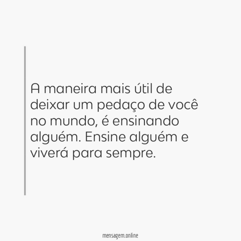 A maneira mais útil de deixar um pedaço