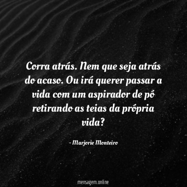 Corra atrás