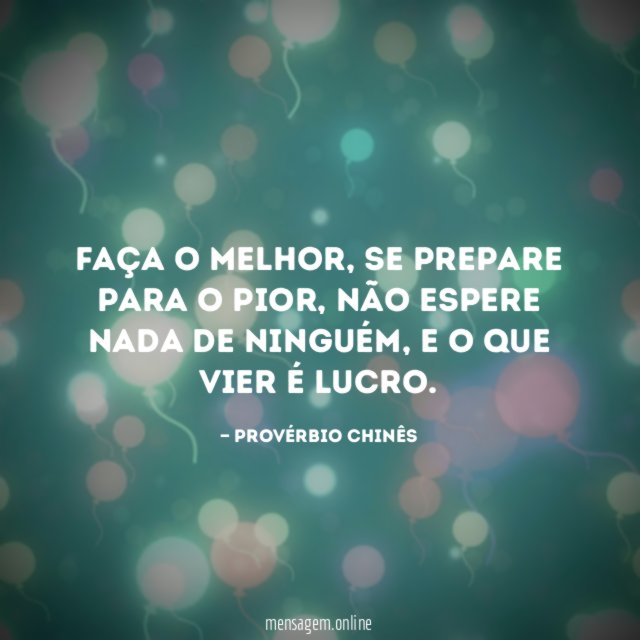 Faça o melhor