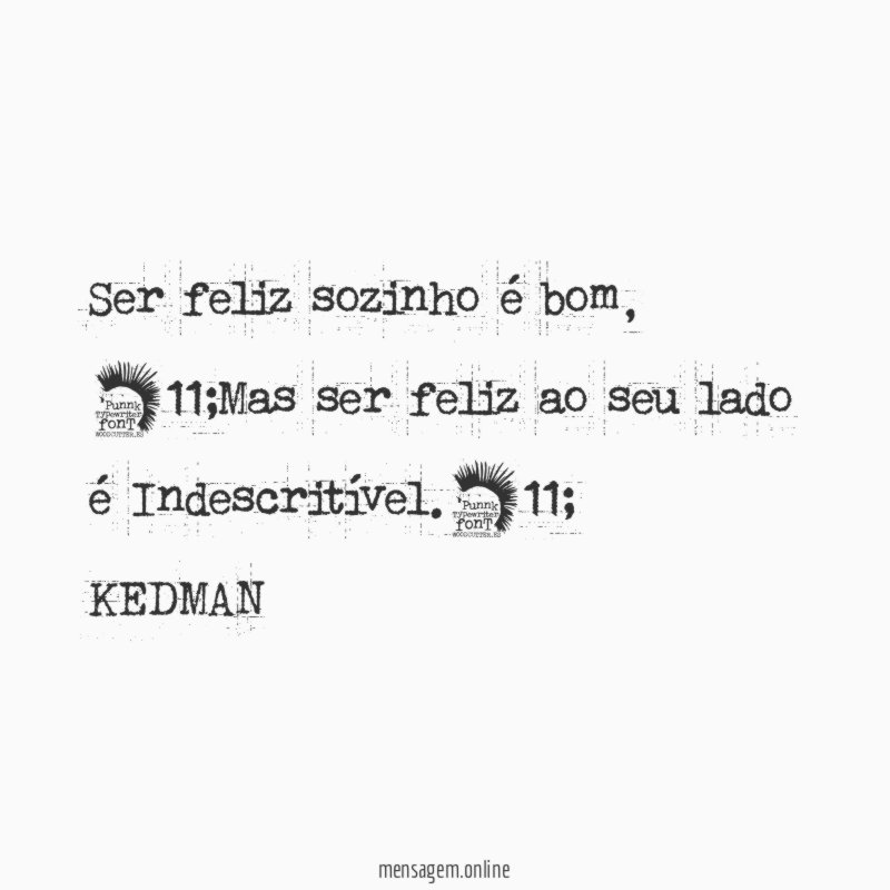 Ser feliz sozinho é bom