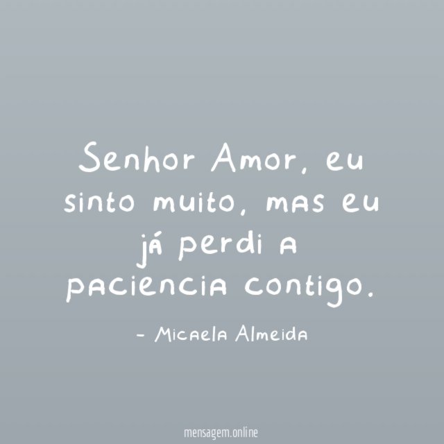 Senhor Amor