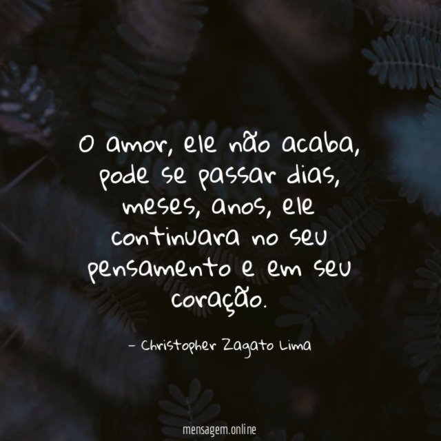O amor