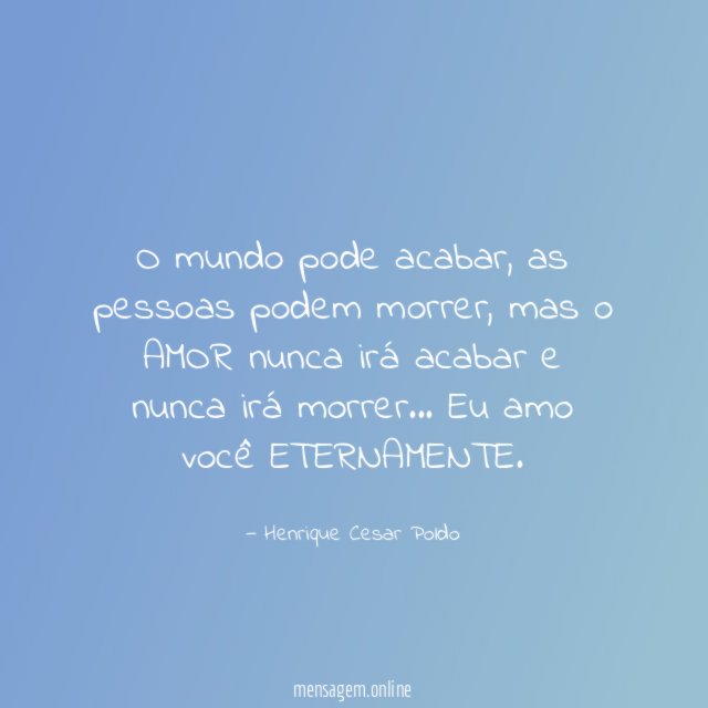 O mundo pode acabar