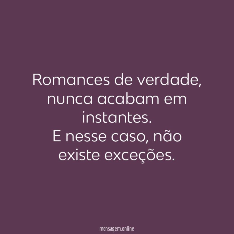 Romances de verdade