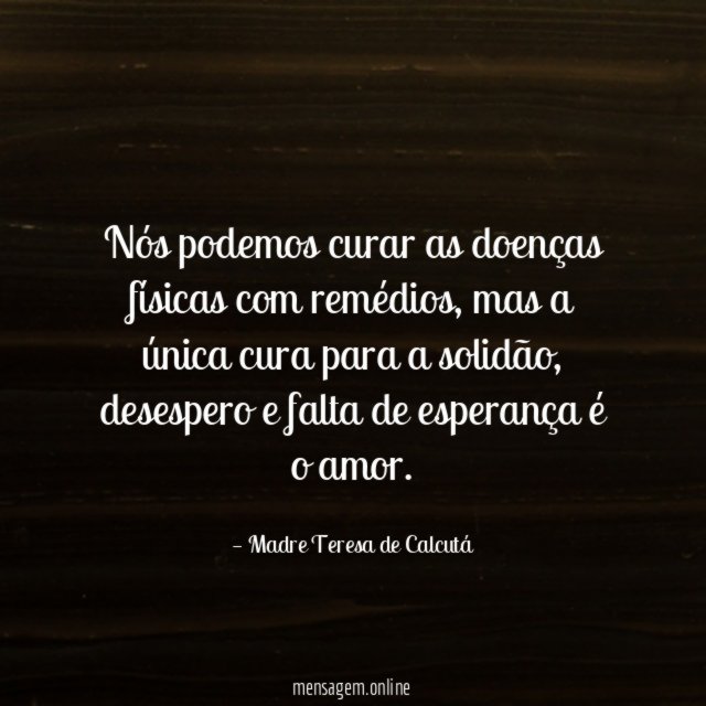 Nós podemos curar as doenças físicas com remédios