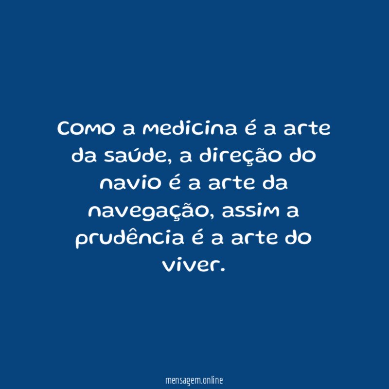 Como a medicina é a arte da saúde