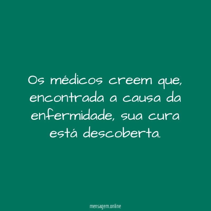 Os médicos creem que