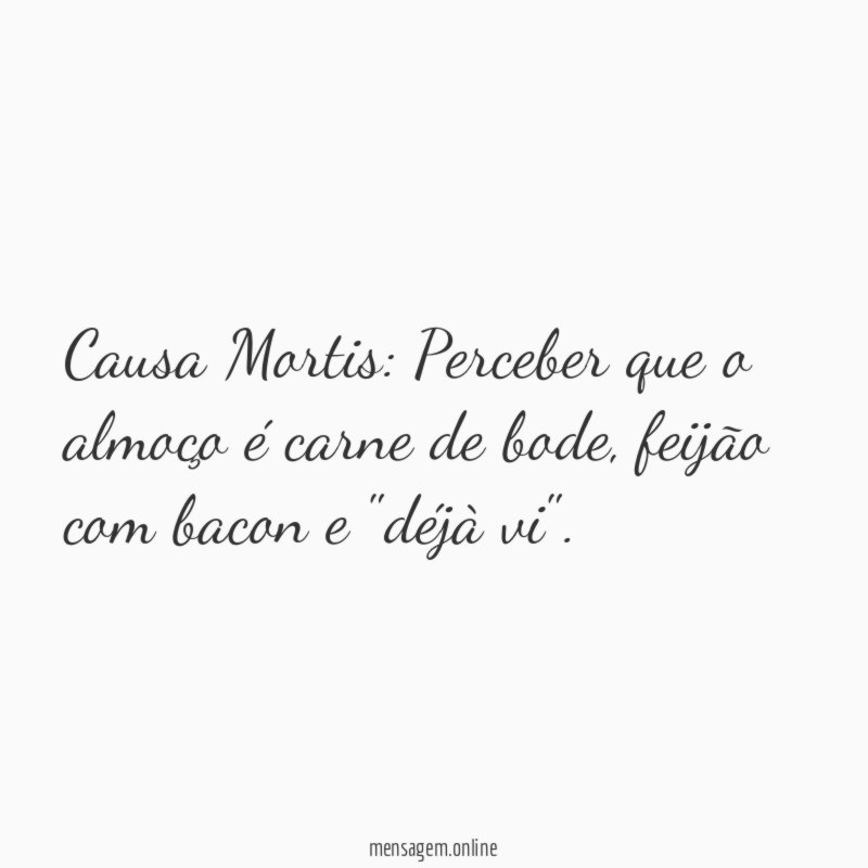 Causa Mortis