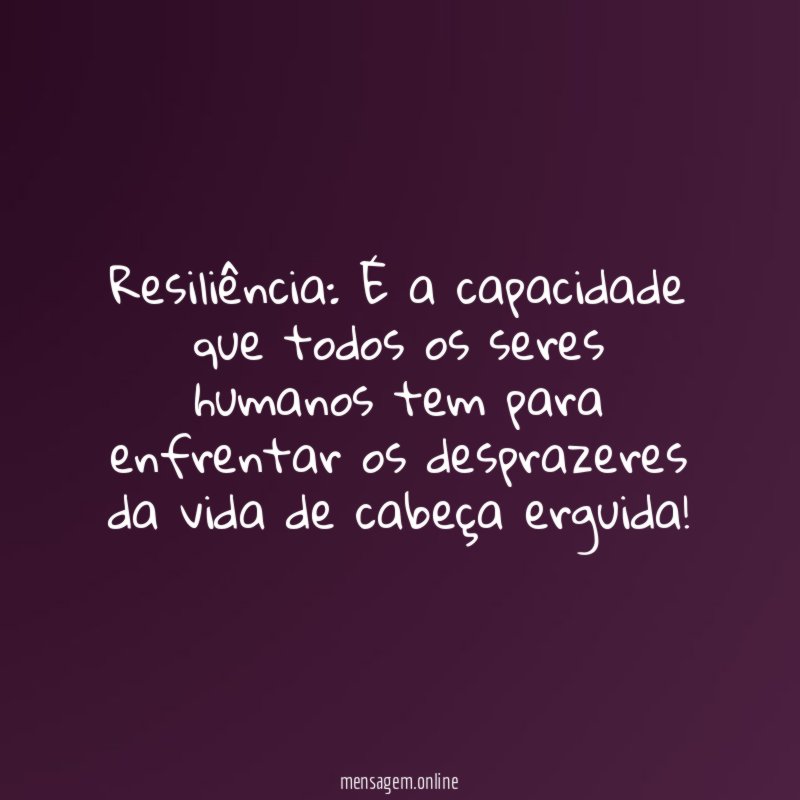 Resiliência