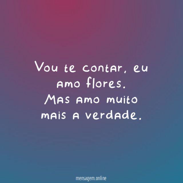 Vou te contar