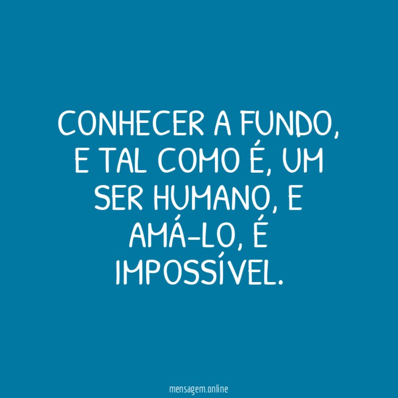 Conhecer a fundo