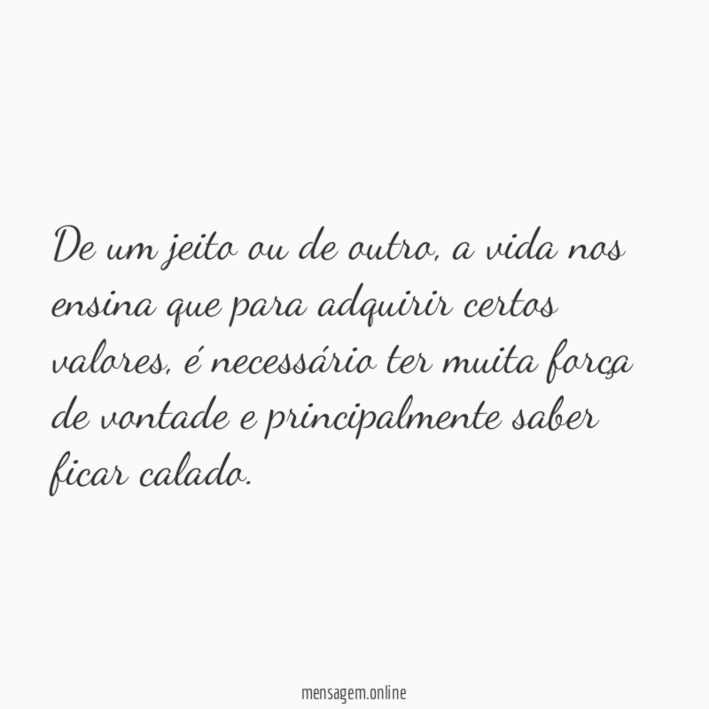 De um jeito ou de outro