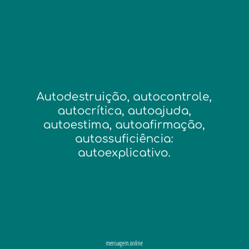 Autodestruição