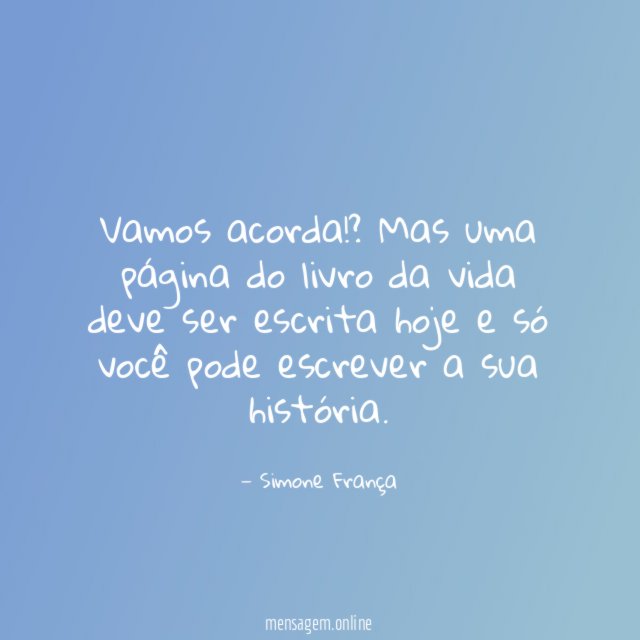 Vamos acorda