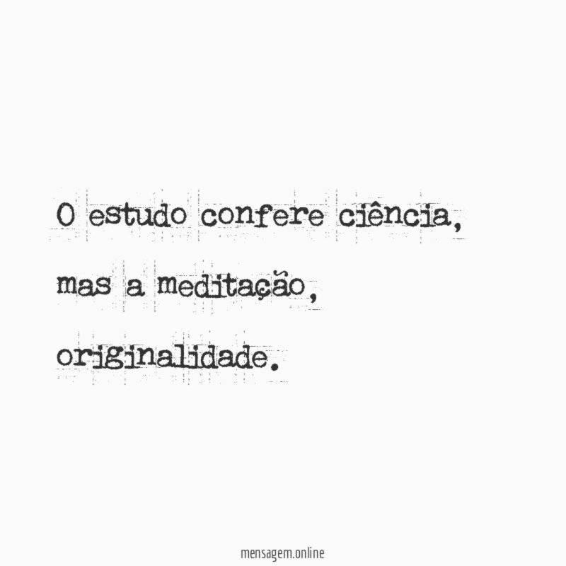 O estudo confere ciência