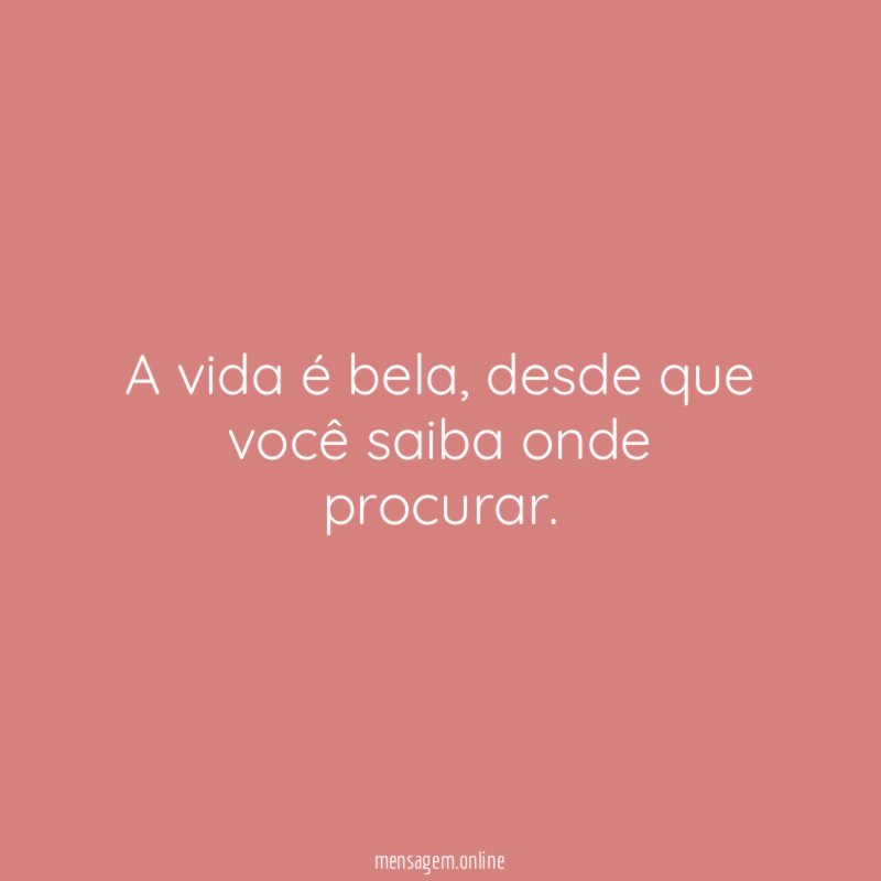 A vida é bela