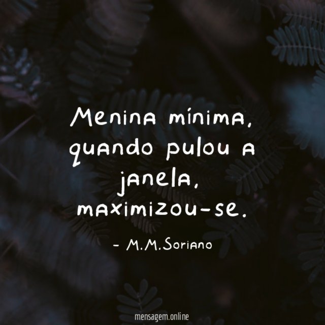 Menina mínima