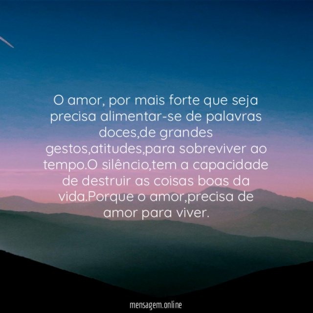 O amor