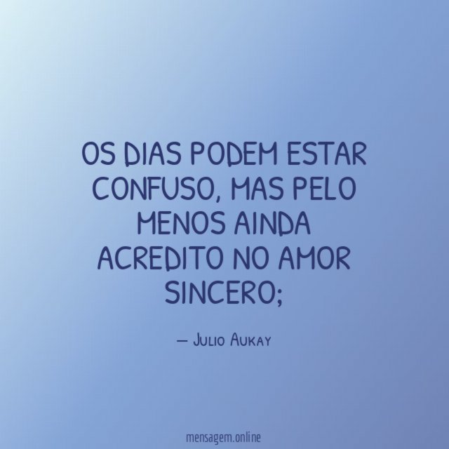 Os dias podem estar confuso