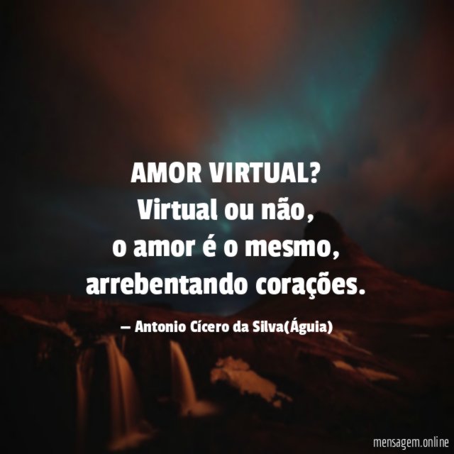AMOR VIRTUAL?