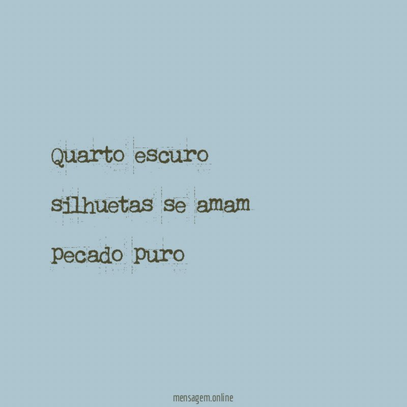 quarto escuro silhuetas se amam pecado puro