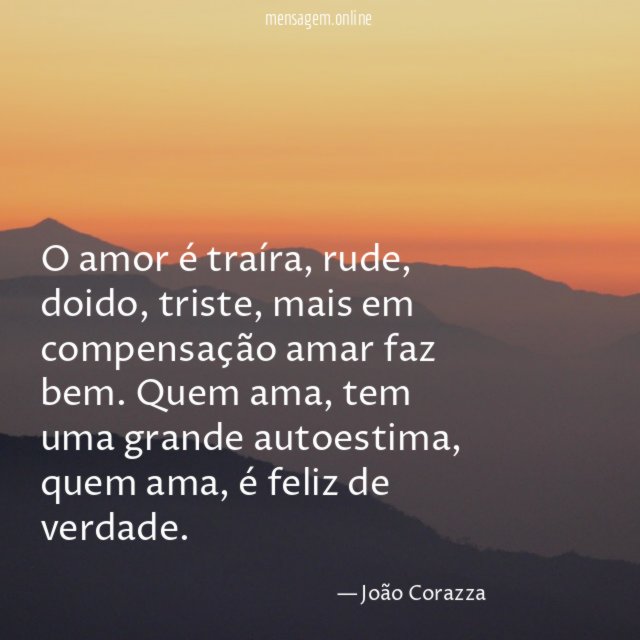 O amor é traíra