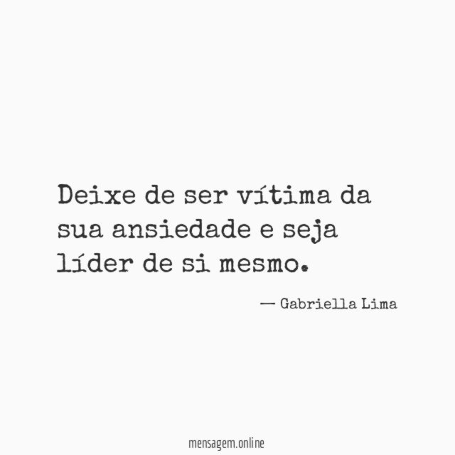 Deixe de ser vítima da sua ansiedade