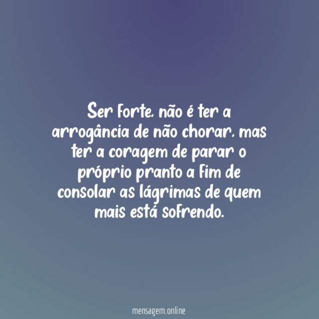 Ser forte