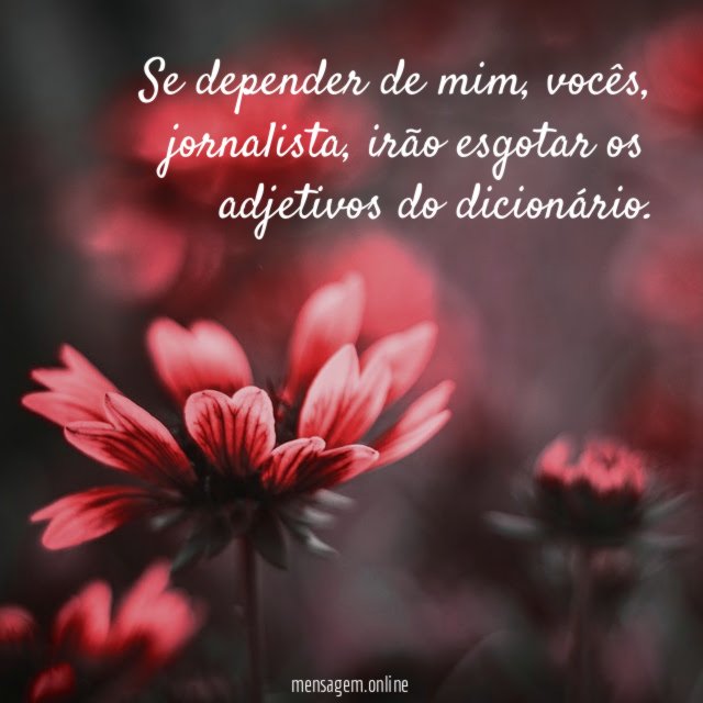 Se depender de mim