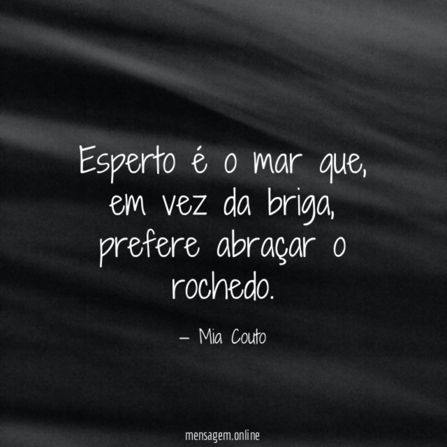 esperto é o mar que