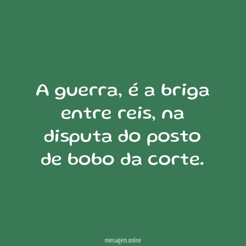 A guerra