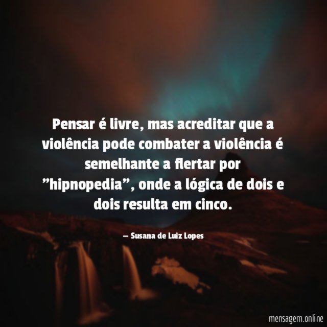 Pensar é livre