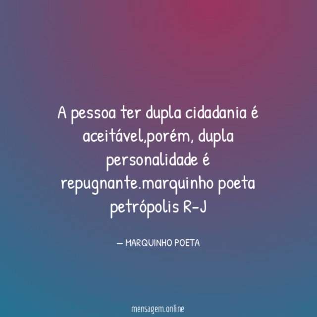 a pessoa ter dupla cidadania é aceitável
