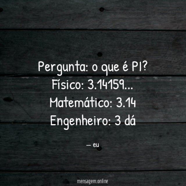 Pergunta: o que é PI?